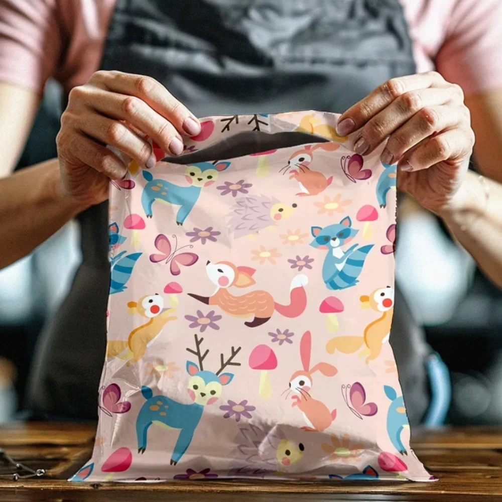 Forest Critters Polymailer Shipping Bags